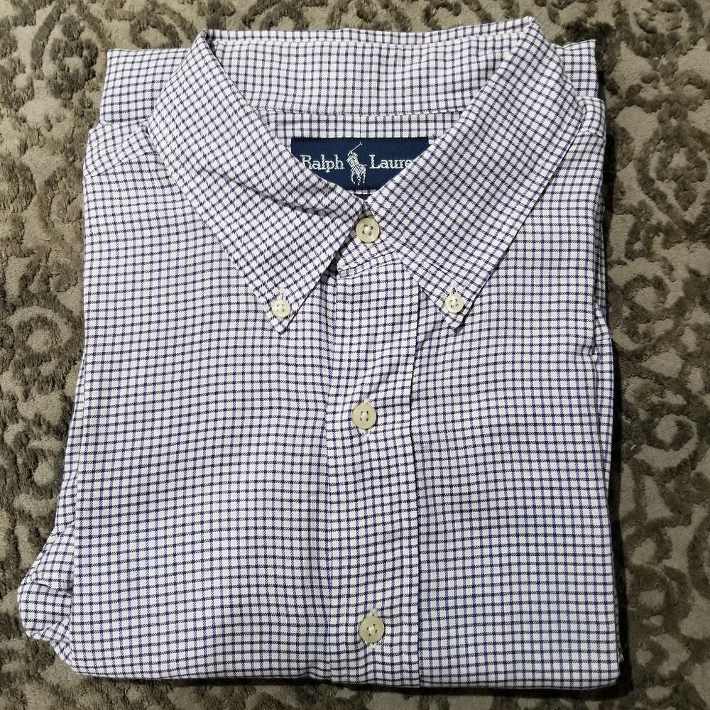 Ralph Lauren Yarmouth Long Sleeve Button Up Size 16 34/35
